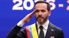 Source-feed image associated with US offers $1bn to Colombia on new right-wing president's first day of office