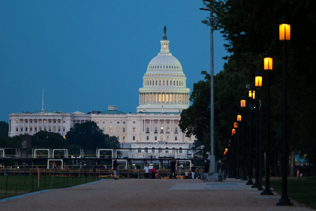 Source-feed image associated with WATCH LIVE: Senate Democrats block cryptocurrency bill, demanding more limits on Trump's investments