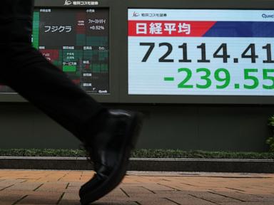 Source-feed image associated with Asian shares mostly slip amid caution about the war in Iran