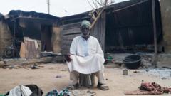 Source-feed image associated with Nigerian security forces rescue more than 300 abductees