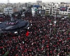 Source-feed image associated with Millions join funeral procession for Iran’s supreme leader Ali Khamenei