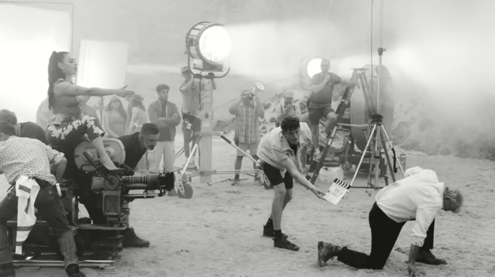 Source-feed image associated with Watch Charli XCX Direct Vincent Cassel in “Camera” Video