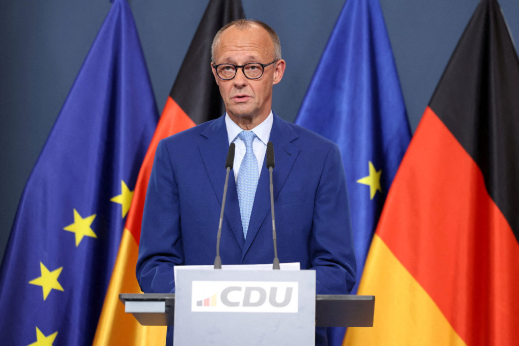 Image from linked report: Merz vows to press ahead with reforms after party's historic defeat in 2 German state elections