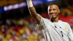 Source-feed image associated with Meet the Curacao keeper who made record 15 saves to keep Ecuador out
