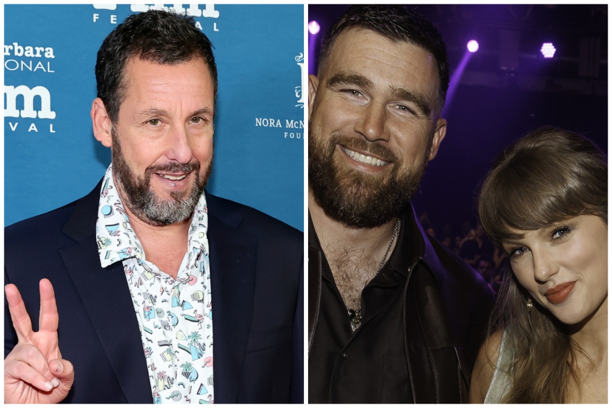Source-feed image associated with Adam Sandler Officiated Taylor Swift and Travis Kelce’s Wedding
