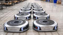 Source-feed image associated with The Chinese robot army transforming the UK's retail industry