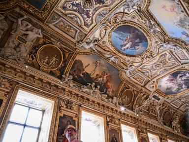 Source-feed image associated with Louvre reopens Apollo Gallery after a brazen heist, but no jewels on display