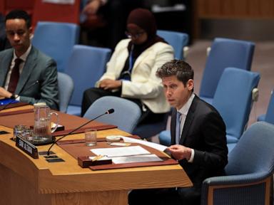 Image from linked report: OpenAI, Anthropic CEOs at UN call for global AI cooperation: 'We are at a crossroads'