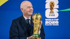Source-feed image associated with Fifa offers $40m if nations back controversial plan