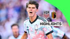 Source-feed image associated with Watch: Belgium make light work of US to set up quarter-final tie with Spain