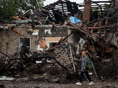 Image from linked report: Russian strikes kill 8 in Ukraine as the UN debates how to end the war