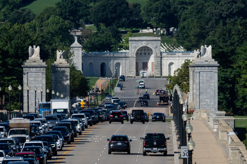 Image from linked report: Trump's memorial arch faces a new lawsuit from Arlington County, Virginia