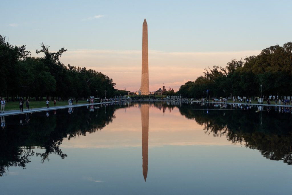 Source-feed image associated with News Wrap: NPS official claims Reflecting Pool liner cut with knife or razor