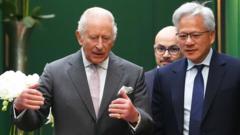 Source-feed image associated with King Charles warns of 'existential danger' of AI falling into wrong hands