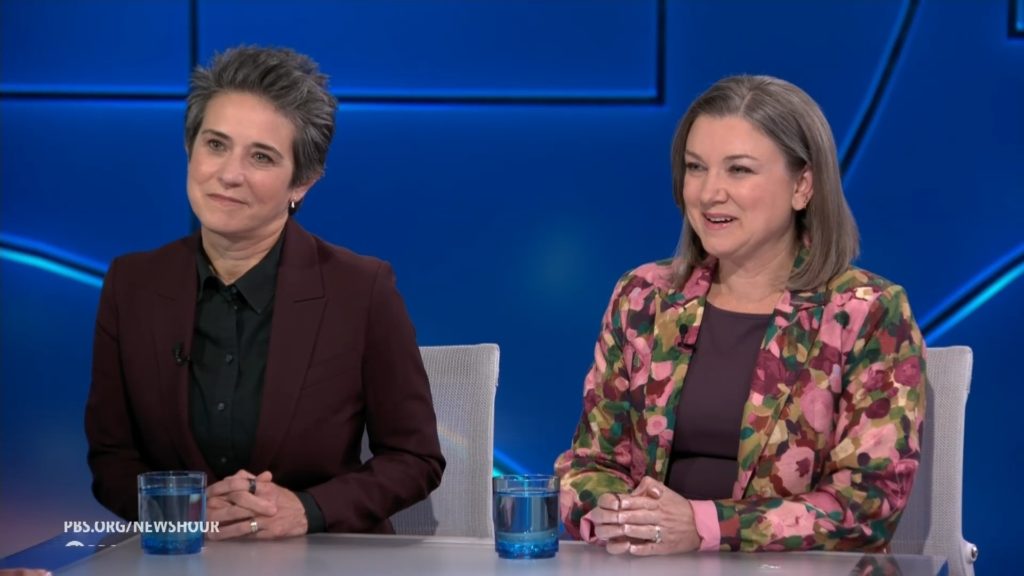 Source-feed image associated with Tamara Keith and Amy Walter on Democrats concerned about direction of DNC leadership