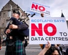 Source-feed image associated with Hundreds gather to urge Scottish government to pause datacentre boom