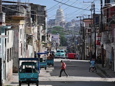 Source-feed image associated with US commander meets with Cuban military officials