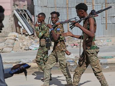 Source-feed image associated with Armed clashes erupt in Somalia's capital ahead of a planned anti-government demonstration