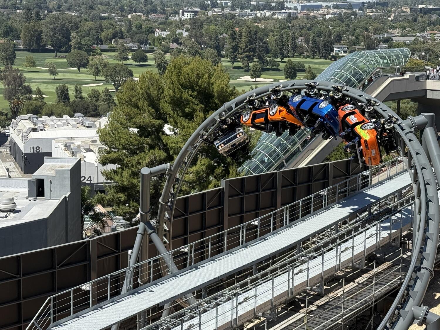 Source-feed image associated with 'Fast & Furious' coaster is not delayed by 'noise complaints,' Universal Studios says
