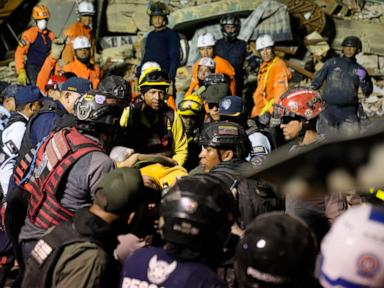 Source-feed image associated with Venezuelans hope online posts will bring news of missing after devastating earthquakes