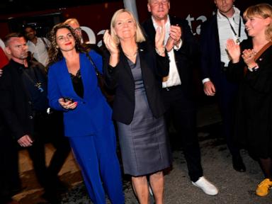 Source-feed image associated with Sweden's next government uncertain with thin lead for left-wing opposition