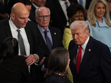 Image from linked report: Trump urges Sen. John Fetterman to switch parties and become a Republican