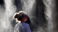 Source-feed image associated with More than half of France under red alerts as heatwave intensifies