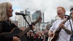 Source-feed image associated with Teacher abandons holiday to duet with Ed Sheeran