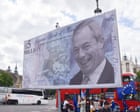 Source-feed image associated with Bitcoin firm advertised by Nigel Farage loses 15% of asset value