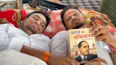 Source-feed image associated with A new youth agitation grips an Indian state after 'cockroach' protests