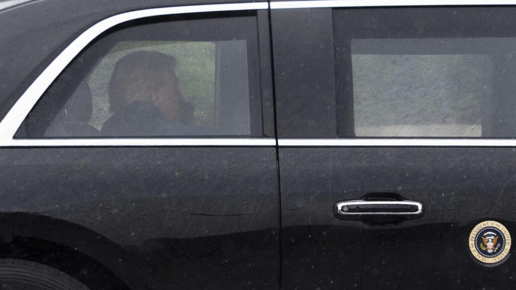 Source-feed image associated with Trump is seeing doctors for his annual physical. What the public finds out is up to him