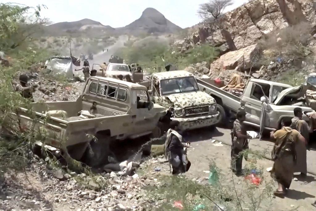 Source-feed image associated with Fighting in Yemen intensifies, and Houthis launch more attacks on Saudi Arabia