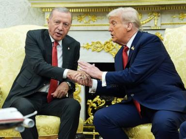 Source-feed image associated with Trump's ties to Erdogan sold him on this year's NATO summit. Turkey may win big in other ways