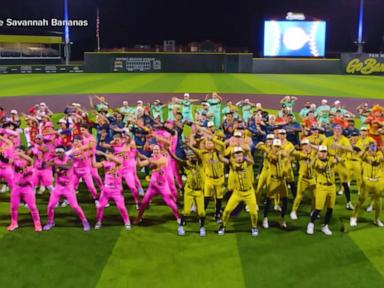 Image from linked report: WATCH: Get ready to go bananas in the 1st-ever Banana Bowl