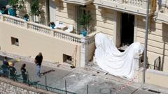 Source-feed image associated with Ukrainian suspect hunted by police after Monaco bomb attack was 'disguised as a man'