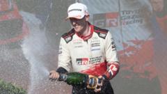 Image from linked report: Wales' Elfyn Evans wins his first World Rally Championship