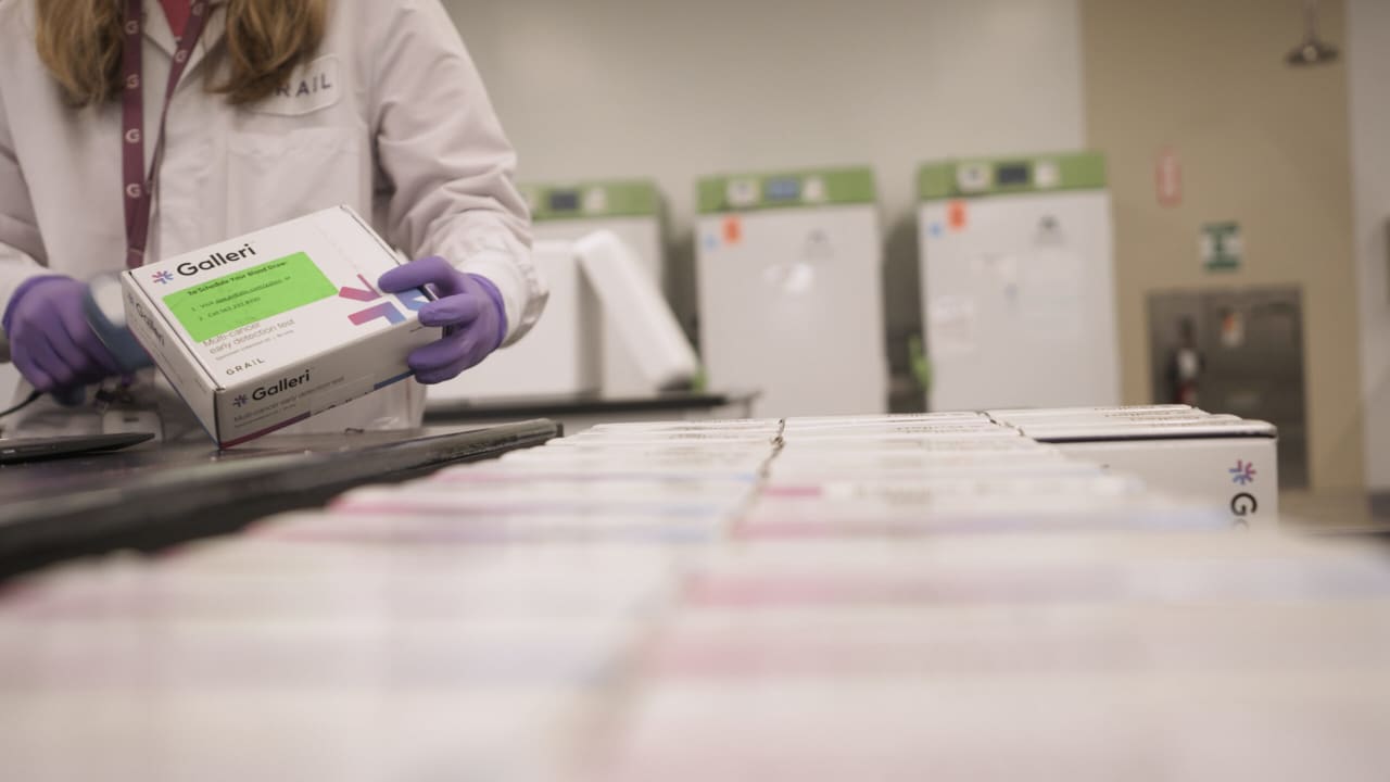 Image from linked report: This test screens for 50 cancers — but whether Medicare and other health insurers will cover it hinges on FDA approval