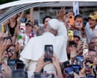 Source-feed image associated with More than 1 million join Pope Leo for outdoor mass in Madrid