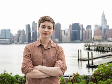 Source-feed image associated with Emily St. John Mandel's new novel 'Exit Party' builds on favorite themes in her 'Mandelverse'
