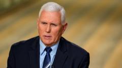 Source-feed image associated with Pence calls Trump's 'anti-weaponisation' fund 'deeply offensive' and says it should be dropped