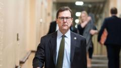 Source-feed image associated with Mysteriously missing congressman wins primary after Trump endorsement