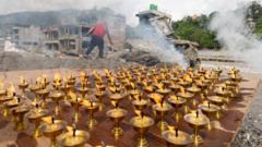 Source-feed image associated with Nepal observes national day of mourning for victims of flash flood disaster