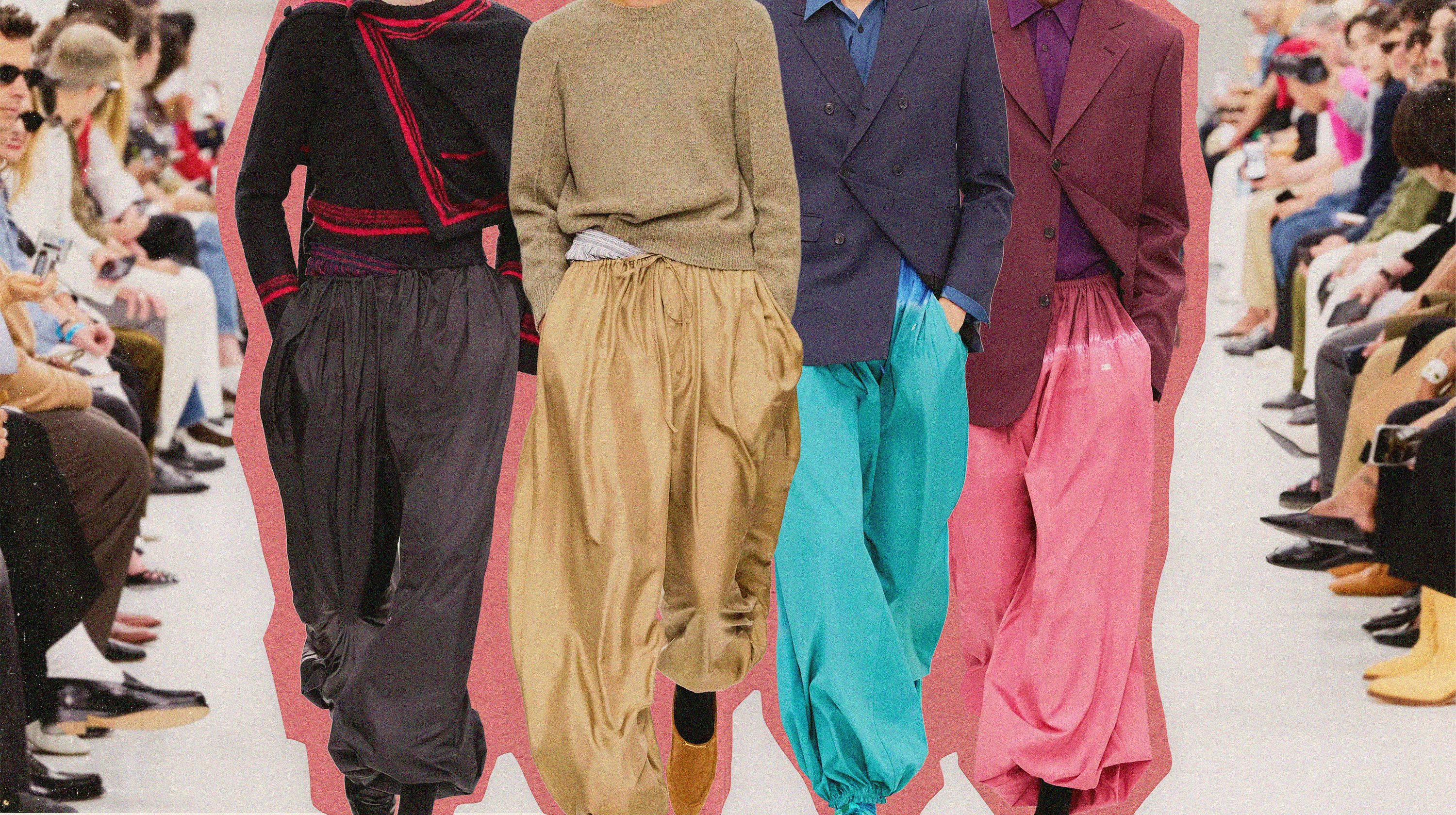 Source-feed image associated with We Tried It: Two Editors Take on Celine-Inspired Balloon Pants