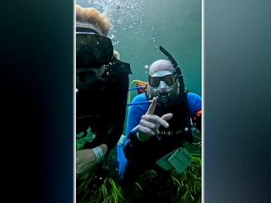 Source-feed image associated with WATCH: Deaf scuba diver makes history