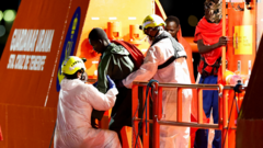 Source-feed image associated with More than 80 migrants feared dead after boat rescued off Canary Islands