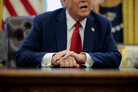 Source-feed image associated with Trump Ramps Up War on Regulations With 702 Cuts in Pipeline