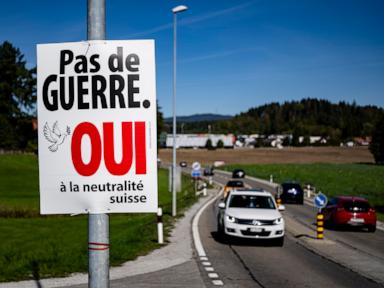 Image from linked report: Voters in Switzerland decide on right-wing party's proposal to tighten neutrality rules