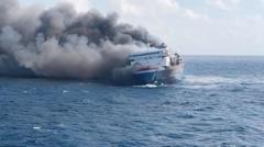 Source-feed image associated with Five dead and 41 missing after Indonesia ferry catches fire