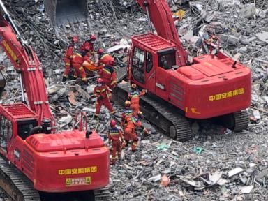 Source-feed image associated with Death toll from Chongqing landslide in southwestern China climbs to 41