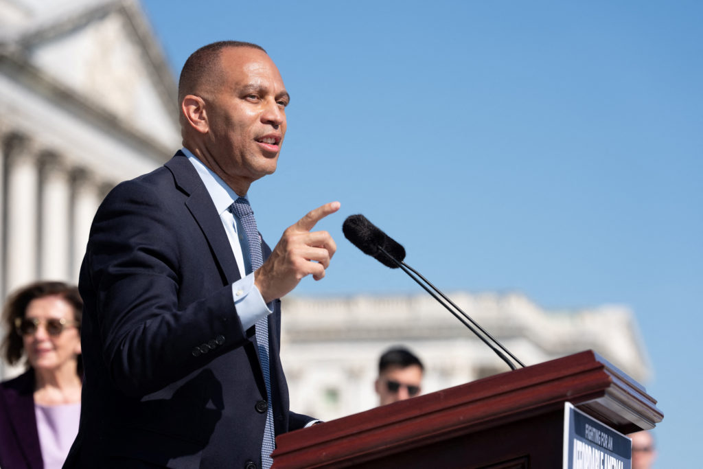 Image from linked report: House Democrats plan vast oversight of Trump administration. Impeachment is an option